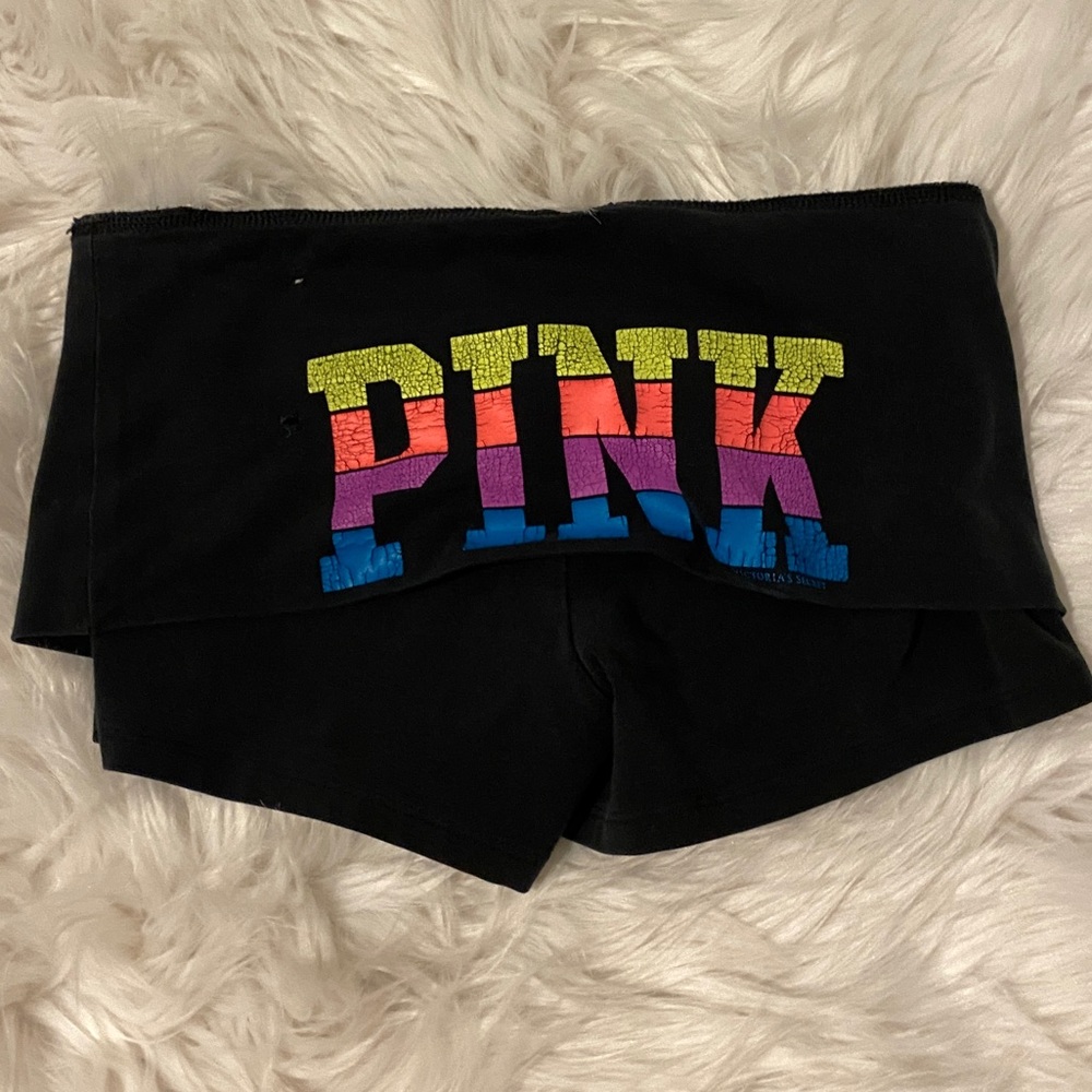 PINK yoga shorts